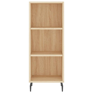 Dressoir 34,5X32,5X90 Cm Bewerkt Hout Kleurig