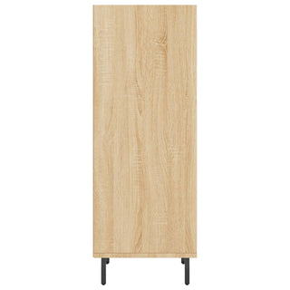 Dressoir 34,5X32,5X90 Cm Bewerkt Hout Kleurig