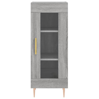 Dressoir 34,5X34X90 Cm Bewerkt Hout Eikenkleurig