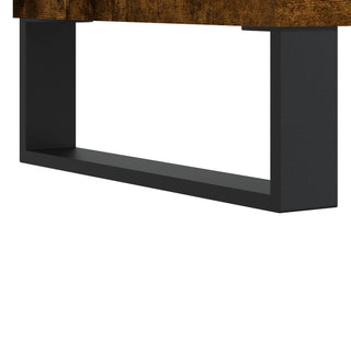 Platenkast 74,5X38X48 Cm Bewerkt Hout Kleurig