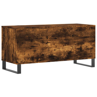 Platenkast 100X38X48 Cm Bewerkt Hout Gerookt Eikenkleurig