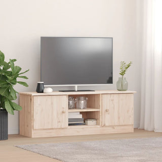 Tv-Meubel Alta 112X35X41 Cm Massief Grenenhout