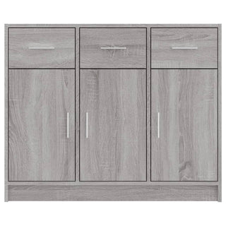 Dressoir 9X28X75 Cm Bewerkt Hout Eikenkleurig