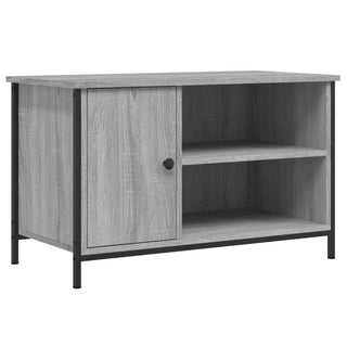 Tv-Meubel 80X40X50 Cm Bewerkt Hout Eikenkleurig