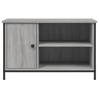 Tv-Meubel 80X40X50 Cm Bewerkt Hout Eikenkleurig