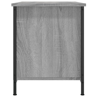 Tv-Meubel 80X40X50 Cm Bewerkt Hout Eikenkleurig