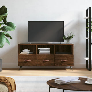 Tv-Meubel 102X36X50 Cm Bewerkt Hout