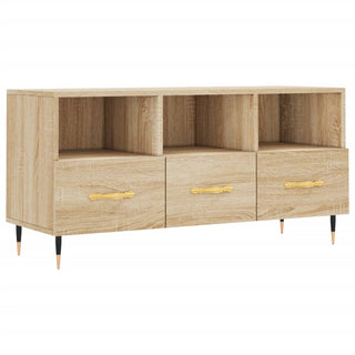 Tv-Meubel 102X36X50 Cm Bewerkt Hout Kleurig