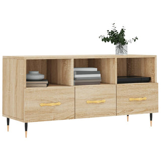 Tv-Meubel 102X36X50 Cm Bewerkt Hout Kleurig