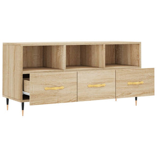 Tv-Meubel 102X36X50 Cm Bewerkt Hout Kleurig