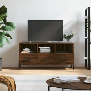 Tv-Meubel 102X36X50 Cm Bewerkt Hout