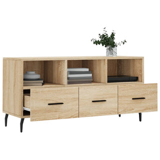 Tv-Meubel 102X36X50 Cm Bewerkt Hout Kleurig