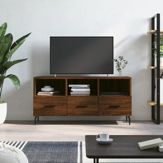 Tv-Meubel 102X36X50 Cm Bewerkt Hout Kleurig