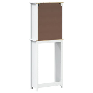 Toiletmeubel Berg 60X27X164,5 Cm Massief Hout