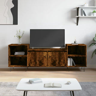 Tv-Meubel 160X35X55 Cm Bewerkt Hout Kleurig