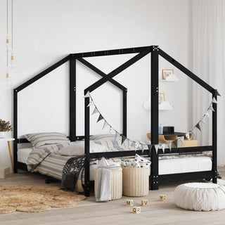 Kinderbedframe Massief Grenenhout