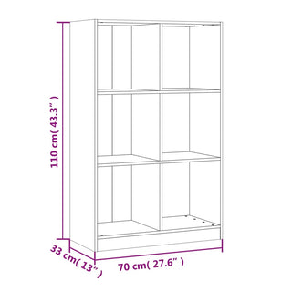 Boekenkast 70X33X0 Massief Grenenhout