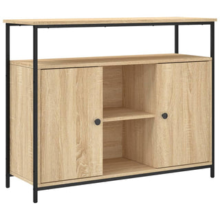 Dressoir 00X35X80 Cm Bewerkt Hout Kleurig