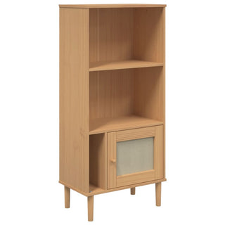 Boekenkast Senja Rattan-Look 60X35X30 Cm Grenenhout