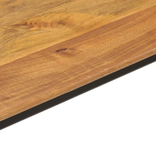 Wandtafel 110X40X76 Cm Massief Mangohout En Ijzer