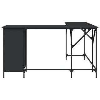 Bureau 141X141X75 Cm Bewerkt Hout