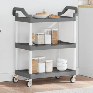 Trolley 3-Laags Aluminium