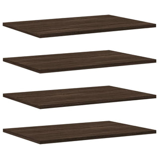 Wandschappen 4 St 60X40X1,5 Cm Bewerkt Hout Bruineikenkleurig