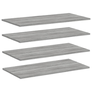 Wandschappen 4 St 80X40X1,5 Cm Bewerkt Hout Grijs Sonoma Eiken