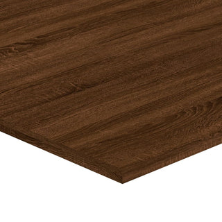 Wandschappen 4 St 100X50X1,5 Cm Bewerkt Hout Bruineikenkleurig