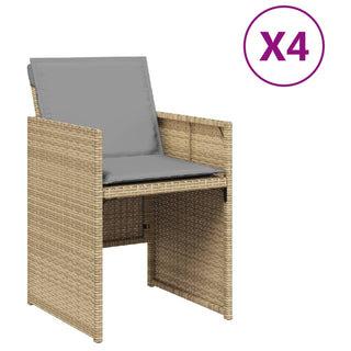 Tuinstoelen Met Kussens Poly Rattan