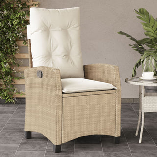 Tuinstoelen Verstelbaar Kussens Poly Rattan