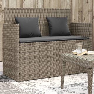 Tuinbank Met Kussens Poly Rattan