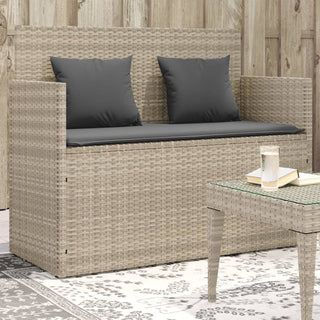 Tuinbank Met Kussens Poly Rattan