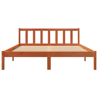 Bedframe Massief Grenenhout Wasbruin 160X200 Cm