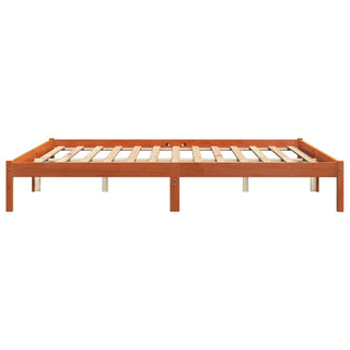 Bedframe Massief Grenenhout Wasbruin 180X200 Cm