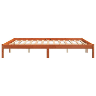 Bedframe Massief Grenenhout Wasbruin 200X200 Cm