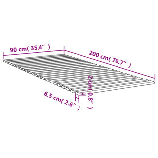 Lattenbodem Massief Grenenhout 90X200 Cm