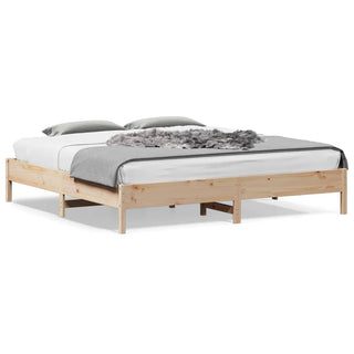 Bedframe Massief Grenenhout 120 X 190 Cm