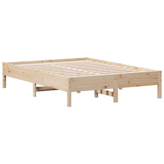 Bedframe Massief Grenenhout 120 X 190 Cm