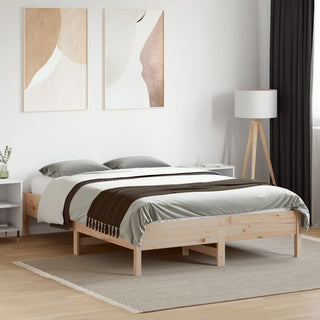 Bedframe Massief Grenenhout 120 X 190 Cm