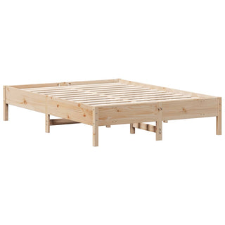 Bedframe Massief Grenenhout 120 X 190 Cm