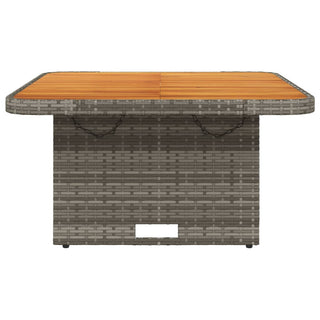 Tuintafel Poly Rattan En Acaciahout