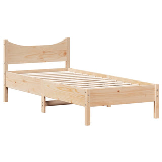 Bedframe Massief Grenenhout 100X200 Cm