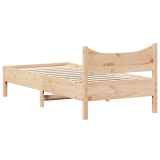 Bedframe Massief Grenenhout 90X200 Cm