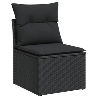 13-Delige Loungeset Met Kussens Poly Rattan