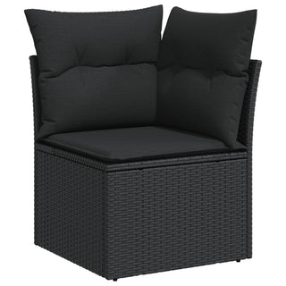 13-Delige Loungeset Met Kussens Poly Rattan