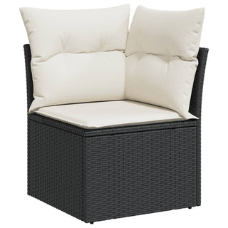 8-Delige Loungeset Met Kussens Poly Rattan