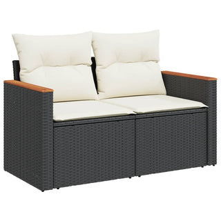 8-Delige Loungeset Met Kussens Poly Rattan