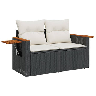 6-Delige Loungeset Met Kussens Poly Rattan