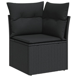 6-Delige Loungeset Met Kussens Poly Rattan